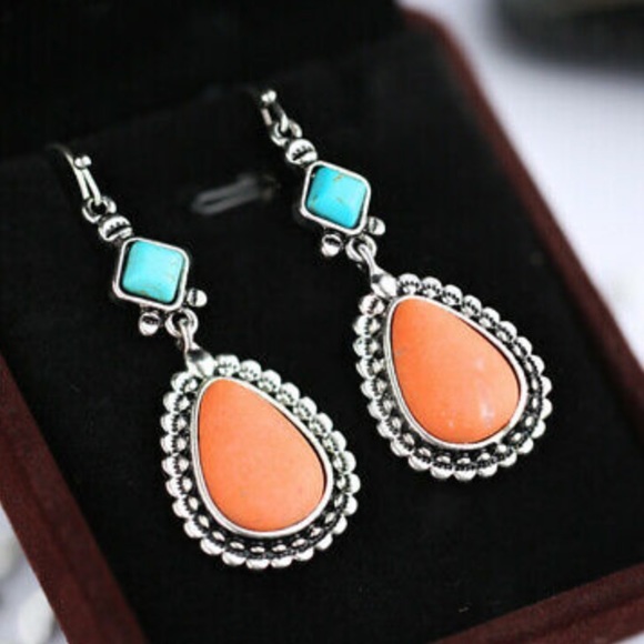 Sterling silver vintage boho earrings - Picture 4 of 4